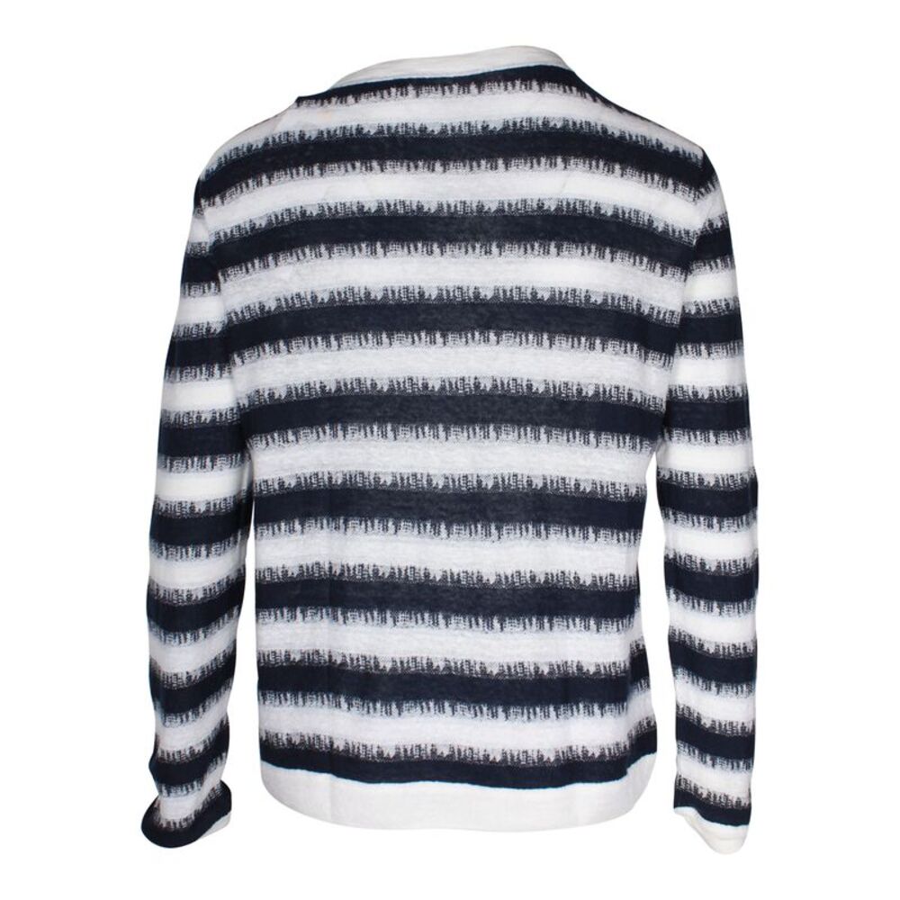 Christian Dior Striped Sweater in Multicolor Linen - Picture 3 of 5